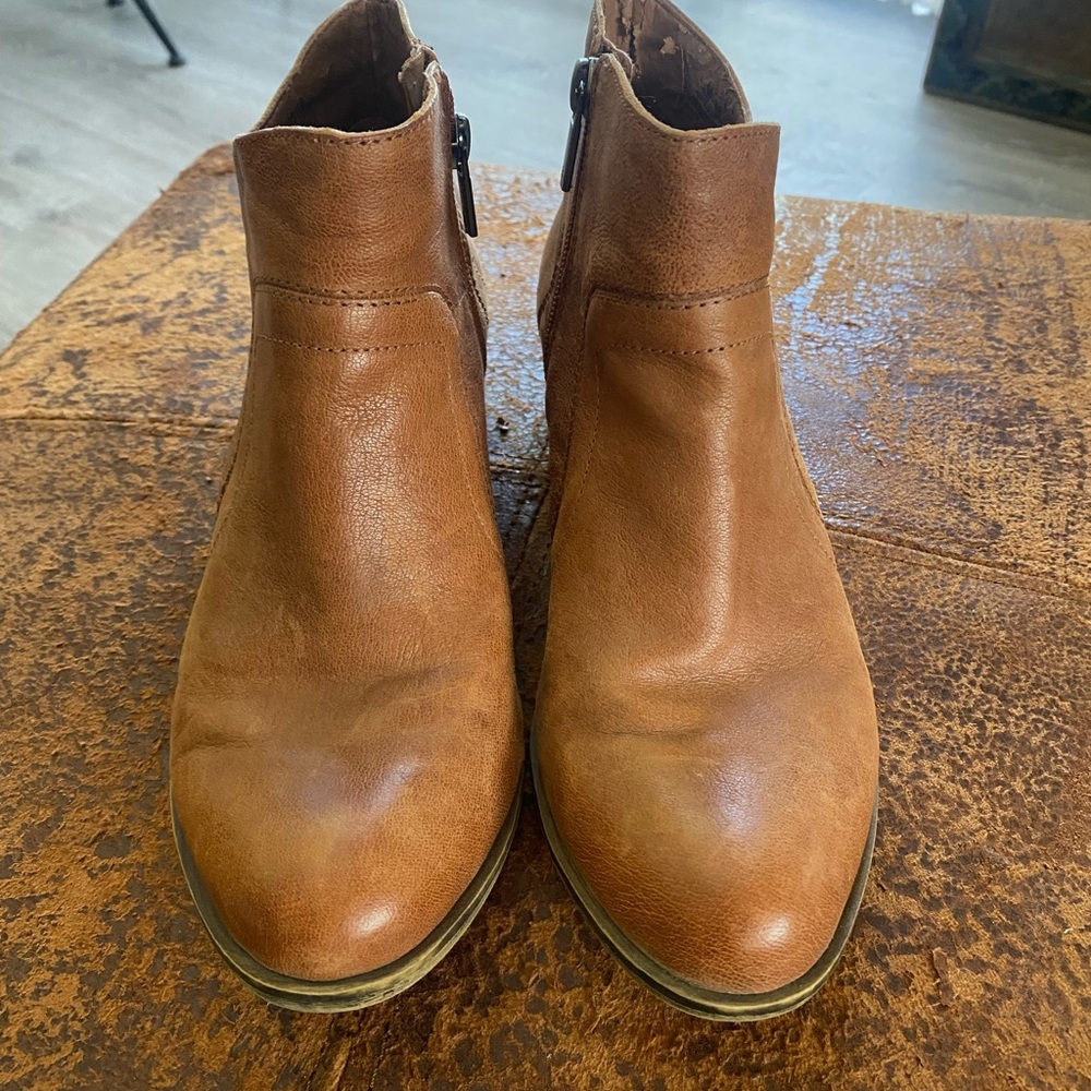 Women’s lucky brand leather booties